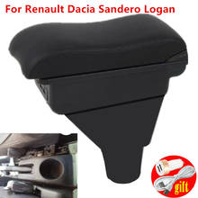 Armrest box For Renault Dacia Sandero Logan Sandero 2 Double layer central Store content ashtray 2024 - buy cheap