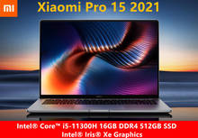 Original Xiaomi Mi Pro 15 Core i5-11300H 3.5K OLED Screen Laptops Comput  Intel Iris Xe GPU 16GB+512GB 100% sRGB Office Notebook 2024 - buy cheap