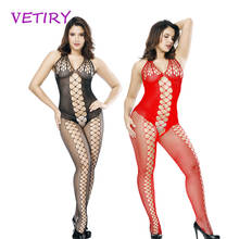 Vetiry lingerie sexy mulher erótica quente produtos de sexo trajes sexy roupa interior sexo desliza intimate vestido fishnet pijamas 2024 - compre barato