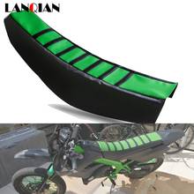 Motorcycle Seat Cover dirtbike Rubber Striped Soft seat cover For Kawasaki KX450F KLX125 KX250F KLX125 CEF KLX110 Off-road car 2024 - buy cheap
