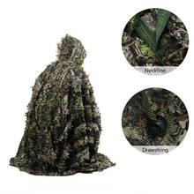 Ghillie Suits for Sniper Tactical suit 3D Hunting Clothes Camouflage Ghillie Suit Jungle Cloak Poncho Bionic Leaves Dress Hoode 2024 - buy cheap
