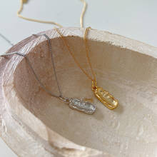 Amaiyllis 925 Sterling Silver Irregular Necklace Pendant Handmade Choker Boho Collier Geometric Long Necklace For Women 2024 - buy cheap