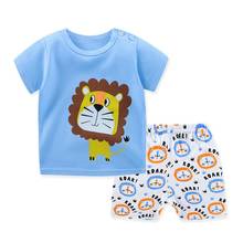 Conjunto de roupas de algodão para bebê, conjuntos com desenhos para o verão, roupas infantis para meninas e bebês 2024 - compre barato