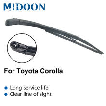 MIDOON Wiper 14" Rear Wiper Blade & Arm Set Kit For Toyota Corolla Verso 2001 2002 2003 2004 Windshield Windscreen Rear Window 2024 - buy cheap