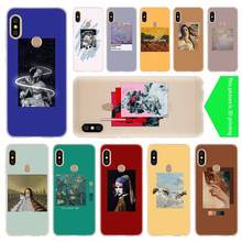 Van gogh mona lisa pintura de silicone caso claro para xiaomi redmi nota 10 9 8 7 6 5 pro max 9t 8t 10s 9s fundas volta 2024 - compre barato