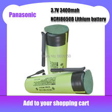 Литиевая аккумуляторная батарея Panasonic NCR18650B, 3,7 в, 3400 мАч, 18650 2024 - купить недорого