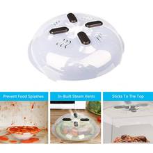 Magnetic Microwave Plate Cover Splatter Guard With Steam Vents Cover, Universal Plate Bowl Cover Kitchen Accessories