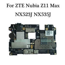 Placa mãe para zte nubia z11 max, nx523j nx535j, placa lógica, taxa de circuito flex, original usado 2024 - compre barato