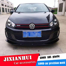 Para volkswagen golf 6 gti corpo kit spoiler 2010-2012 para 6-gti abs lábio traseiro spoiler amortecedor dianteiro difusor pára-choques protetor 2024 - compre barato