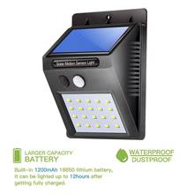 Upgraded Solar Motion Sensor Lights 20 LEDs Wireless IP65 Waterproof Security Outdoor Garden Lamp Light Solar Lights 2024 - compre barato