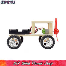 Electric Wind Power Car Assembly Toys Exploring Science Education DIY Model Kits Toy Handmade Creative Experiment Gift for Kids 2024 - buy cheap