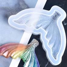 1pcs Hot Sell Big Tail Resin Mold DIY Pendant Epoxy UV Silicone Mold Fish Tail Molds for Jewelry Making Tools 2024 - buy cheap