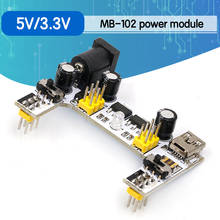 MB102 Mini USB Interface Breadboard Power Supply Module MB-102 Module For Arduino White DC 7-12V 2 Channel Board 2024 - buy cheap