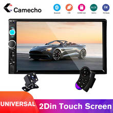 Camecho-rádio de carro 7 "2 din, tela sensível ao toque, estéreo, mp5, multimídia, bluetooth 2024 - compre barato