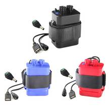 6x 18650 li-ion Battery Waterproof Cycling 8.4V Pack Case Box Cover with DC and USB Interface for Cellphone LED Lamp 2024 - buy cheap