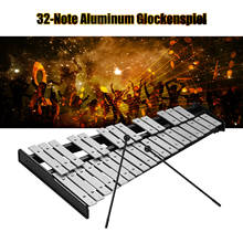 32-Note Xylophone Educational Glockenspiel Wooden Base Solid Aluminum Bars with Mallets Percussion Musical Instrument 2024 - buy cheap