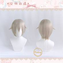 Hotarumaru Touken Ranbu Online Wig Cosplay Costume Synthetic Short Hair Halloween Party Role Play Wigs+ Free Wig Cap 2024 - buy cheap