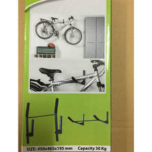 Настенный держатель для велосипеда, подставка из алюминиевого сплава для хранения горного велосипеда вешалка, крюк, аксессуары для велоспорта QW 2024 - купить недорого