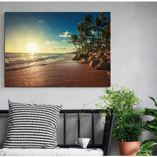 Modern Sunsets Natural Beach Landscape Posters HD Prints Canvas Painting Panorama Scandinavian Wall Art Picture for Room Decor 2024 - buy cheap