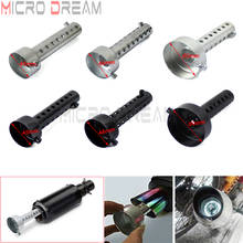 Silenciador Universal ajustable para motocicleta, deflector extraíble Exhuast, interior DB Killer, 35-60mm, para Chopper, Scooters, Quad, ATV 2024 - compra barato