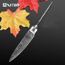 XITUO-cuchillo de mano de acero inoxidable para chef, herramienta de cocina de 3,5 pulgadas en blanco, Cuchillo de pelado de frutas, 7CR17MOV, Material hecho a mano 2024 - compra barato