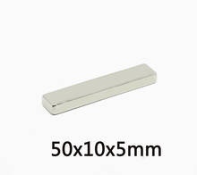 2/5/10/20/30/50PCS 50x10x5 mm Strong Sheet Rare Earth Magnet Rectangular Neodymium Magnets 50x10x5mm N35 Block Magnet 50*10*5mm 2024 - buy cheap