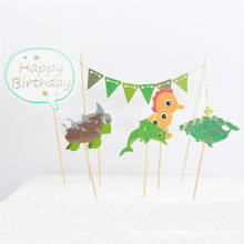 1pcs Seabed Animal Happy Birthday Cake Topper Kids Birthday Party Decoration Wedding  Supplies Baby Shower Party Decoration 2024 - buy cheap