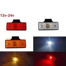 Luz indicadora do marcador lateral âmbar, 12v 24v, 10 peças, 4 led para sinal de ônibus, trailer, caminhão, barco, iluminação para ligar as luzes 2024 - compre barato