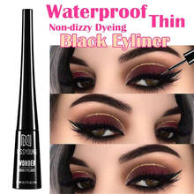 Lápis de delineador preto à prova dwaterproof água eye liner caneta maquiagem profissional de longa duração delineador ferramenta de cosméticos por atacado disponível 2024 - compre barato