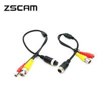 ZSCAM M12 4Pin Male/Female Aviation Head to BNC Male/Female DC Male/Female Extension Cable Adapter for CCTV Camera Security DVR 2024 - buy cheap