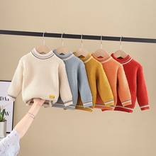 Children Sweater Kids Baby Boy Girl Clothes Autumn Long Sleeve Winter Sweatshirts Knitted Pullover Tops for Kids Casual Costume 2024 - buy cheap