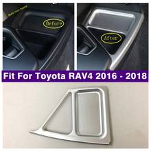 Lapetus-rejilla de almacenamiento de Control Central, moldura de cubierta de marco, accesorios para Toyota RAV4 RAV 4 2016 2017 2018 de ABS para automóvil, 1 unidad 2024 - compra barato