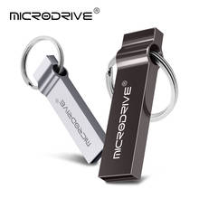 Флеш-накопитель USB горячая Распродажа, металлический, 2,0, 8 ГБ, 16 ГБ, 32 ГБ, 64 ГБ, флеш-накопитель Mini Usb 128 ГБ 2024 - купить недорого