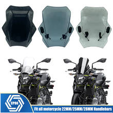 For HONDA CB125F CB125R CB300F CB300R CB500F CB600F CB650F CB400 Universal Motorcycle Windshield Windscreen Motorbikes Deflector 2024 - buy cheap