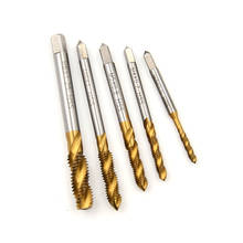 1/4" Hex Shank Thread Taps Woodworking Tools M3-M8 Metric Taps  Screw Taps HSS Titanium Coated Drill and Tap Bits 2024 - buy cheap