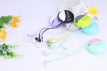 Cartoon colour headset  Cute Girl Earbuds With Mic Storage Box Candy colors in-ear Earphone For Mobile Phone Child Call Gifts 2024 - buy cheap