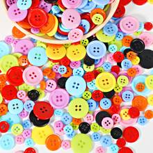 50/100PCS Multi Sizes Round Resin Mini Tiny Buttons Sewing Tools Decorative Button Scrapbooking Garment DIY Apparel Accessories 2024 - buy cheap