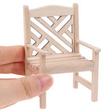 1:12 Dollhouse Simulation Small Chair DIY Furniture Model Toys for Doll House Decoration Dollhouse Miniature Accessories 2024 - buy cheap