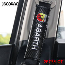 2pcs Car Interior Accessories Auto Seat Belt Covers Car Styling Case For Abarth 500 124 For Fiat Punto Ducato Palio Bravo Emblem 2024 - buy cheap