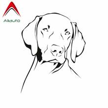 Aliauto Personality Car Sticker Weimaraner Dog Animals Pets Vinyl Cartoon Sun Creen Accessories PVC Decal for Nissan,16cm*13cm 2024 - buy cheap