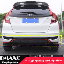 Protetor de para-choque traseiro, para honda fit jazz abs 2014-2019, jazz yck, kit de amortecedor, pá traseira 2024 - compre barato