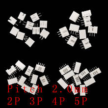 50/100Pcs JST PH2.0 2Pin 3Pin 4Pin 5Pin Pitch 2.0mm Plastic Housing Terminal Male Plug Socket Header Shell Wire Cable Connector 2024 - buy cheap