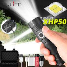 Brightest LED Flashlight XHP50 Tactical Torch USB Rechargeable Linterna Waterproof Lamp Brightest Lantern use 18650 Battery 2024 - buy cheap