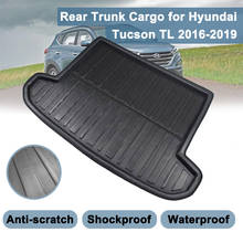 Car Tray Boot Liner For Hyundai Tucson TL 2015 2016 2017 2018 2019  Cargo Rear Trunk Cover Matt Mat Boot Liner Floor Carpet Mud 2024 - buy cheap