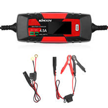 Kkmoon-carregador de bateria para carro, 6v/12v, 4amp, carregador de bateria automático inteligente, reparo de pulso 2024 - compre barato