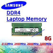 Samsung ddr4 8 Гб 2133 МГц 2400 МГц 2666 МГц 3200 МГц ОЗУ Sodimm память для ноутбука PC4- 16 Гб 2133P 2400T 2666 в 3200AA 2024 - купить недорого