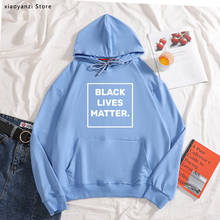 Preto vidas matéria quadrado feminino hoodies casual engraçado pullovers para senhora sweatshirts hipster 4 cores roupas esportivas novo-464 2024 - compre barato