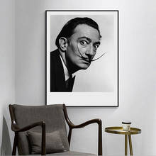 Salvador Dali Art Canvas Paintings on the Wall Posters and Prints Black White Wall Art Decoration Pictures for Living Room Decor 2024 - buy cheap