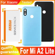 Reemplazo de carcasa trasera de alta calidad para Xiaomi Mi A2 Lite, batería de cubierta trasera con lente de cámara para Redmi 6 Pro, cubierta trasera 2024 - compra barato