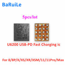 Baruile 5 pçs u6200 cpd2 USB-PD carregador rápido carregamento ic para iphone x xr xs max 8plus 11 pro max 11 p 11pm 2024 - compre barato